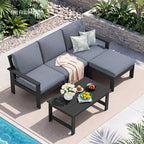 SERWALL Outdoor Ottoman with Cushions - Image 6