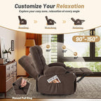 Rocker Recliner Chair with Massage and Heat, Nursery Rocking Chairs - Image 4