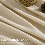 Tan Semi Sheer Curtains 72 Inches Long - Image 4