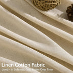 Tan Linen Curtains 96 Inches Long - Image 4