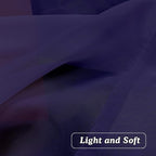 2 Panels Purple Sheer Valance - Image 5