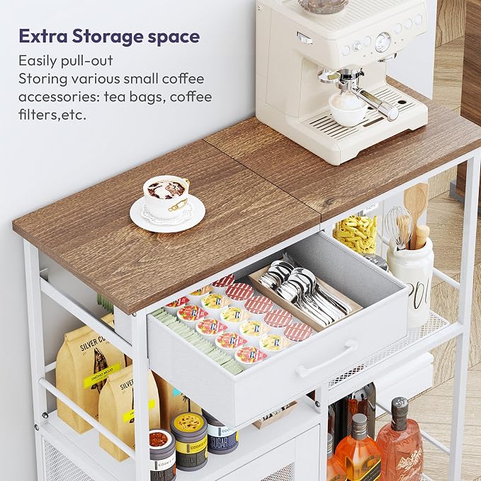 SWTYMIKI Coffee Bar Cabinet for Home - Image 5