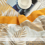 Boho Throw Blanket for Bed 100% Cotton Ultra Soft Rustic Quilt Fall Blanket - Image 6