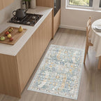 Madane Washable Area Rug 2x3 Small Entryway Rugs Non-Slip, Low Pile Floor Carpet - Image 2