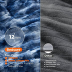 Bedsure Faux Fur Heated Blanket Throw Blanket, Fast Heating Electric Blanket - Image 2