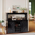 IDEALHOUSE 55" Farmhouse Coffee Bar Cabinet - Image 7