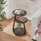 BEWISHOME Round End Table Side Table - Image 4