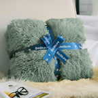 Bedsure GentleSoft Fluffy Sage Green Throw Blanket, Sage Green Decor - Image 7