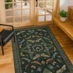 Green and Black Entryway Rug - Image 9