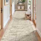 2'6 x 10' Runner Rug Non Slip, Washable Kitchen Rugs, Living Room, Long Rug - Image 3