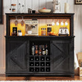 IDEALHOUSE 55" Farmhouse Coffee Bar Cabinet by IDEALHOUSE