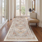 3x10 Runner Rug Non Slip Washable Hallway Runner, Front Porch, Laundry Room - Image 3