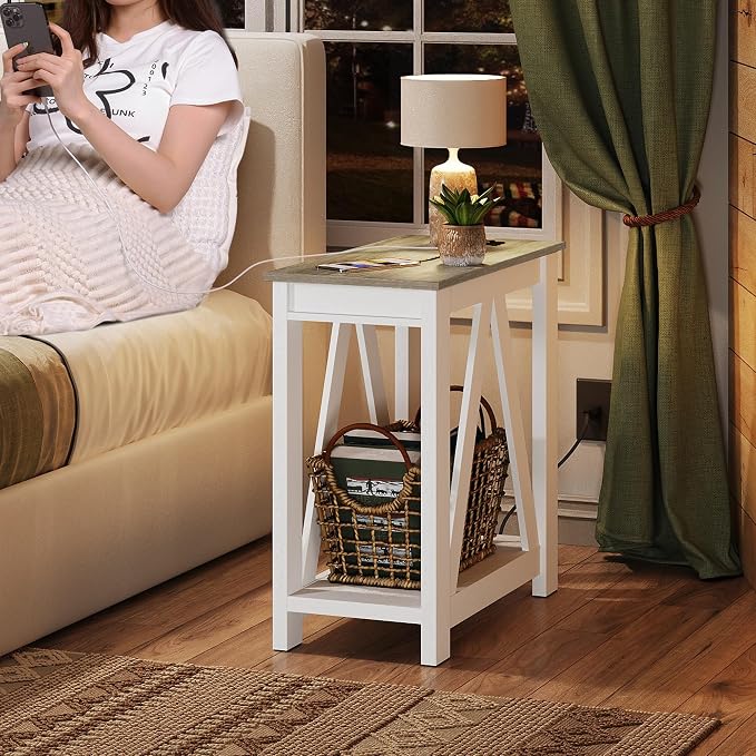 WLIVE End Tables Living Room Set of 2 - Image 9