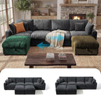Ihanherry 141" Oversized Cloud Sectional Couches - Image 7
