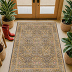 Vintage Brown 3x6 Runner Rugs for Large Entryway, Bedroom Bedside Rug, Laundry - Image 6