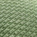 Set of 4 Sage Green Decorative Throw Pillow Covers 24x24 Inch Corduroy Pillow - Image 6