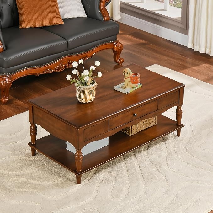 LEEMTORIG Solid Wood Coffee Table - Image 9