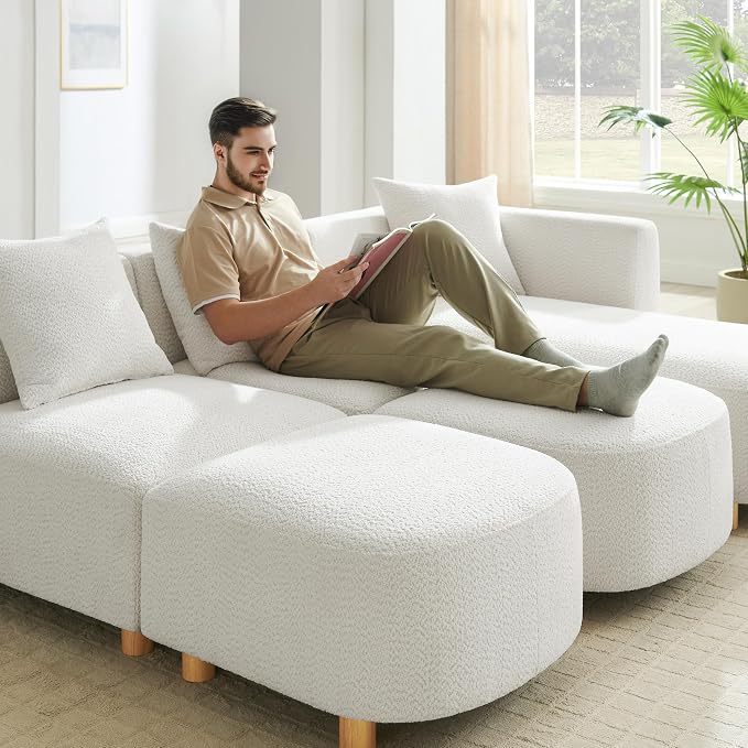 VANOMi 109.84" Modular Sectional Sofa - Image 6