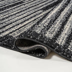 JONATHAN Y Khalil Modern Berber Stripe Black/Cream Indoor Area Rug, Contemporary - Image 7