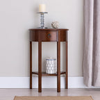 Seneca Solid Wood Demilune Console Table - Image 11