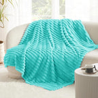 Bedsure Soft Throw Blanket for Couch Decor Gifts Blue Fog 50"x70" | Birthday - Image 5