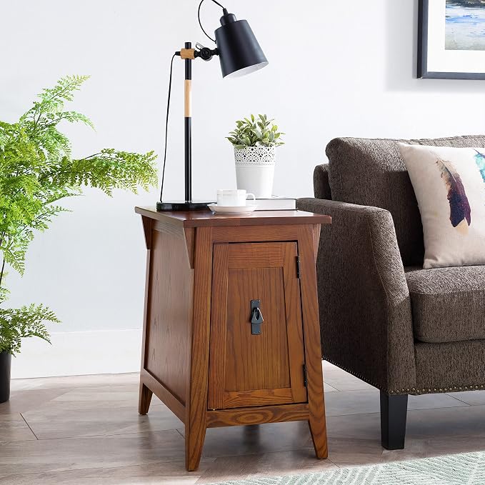 Leick Home 10032-RS Mission Cabinet End Table, Made - Image 11