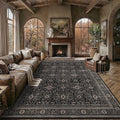 Schweek 9x12 Washable Area Rug Vintage Dark Rugs by Schweek