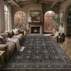 Schweek 9x12 Washable Area Rug Vintage Dark Rugs by Schweek