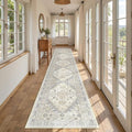 Hallway Runner Rug 2x12 Extra Long Washable Runner, Non Slip Runner by Restydon