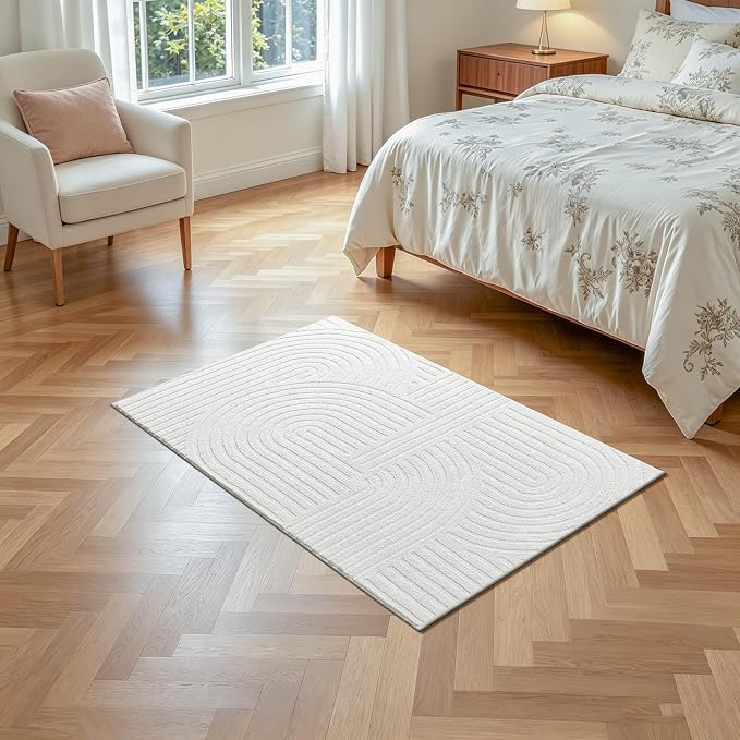 Pauwer 3x5 Area Rugs for Living Room, Modern Non Slip Washable Rug, Soft Fluffy - Image 9