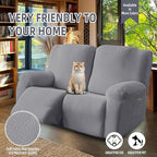 Genina Recliner Loveseat Cover Stretch Couch Covers Sofa slipcover - Image 3
