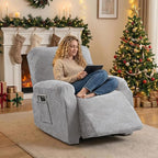 Recliner Chair Covers, 4-Piece Stretch Geometric Strokes Jacquard Reclining - Image 5