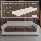 OHSIO Couch Cushion Covers for Sectional Sofa, Stretch Soft Sofa Slipcovers - Image 2