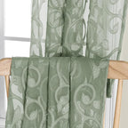 Furman Sheer Sage Green Curtains 90 inches Long - Image 6
