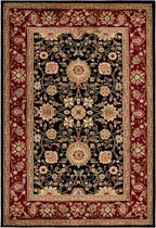 SAFAVIEH Lyndhurst Area Rug 6x8, Traditional Black & Red LNH212G - Image 3