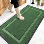 OLANLY Front Door Mat Outside 47x23, All-Season Heavy-Duty Rubber Doormat | by OLANLY