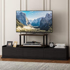 Furinno TURN-N-TUBE TV Riser Stand, 2-Tier Small Elevated No Tools TV Stand - Image 4