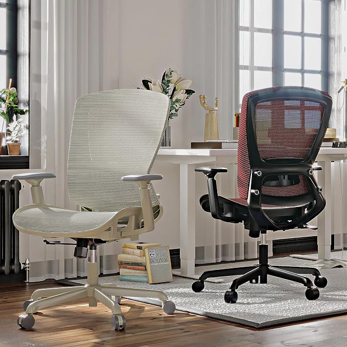 ELABEST Mesh Office Chair, Ergonomic Computer Desk Chair, Sturdy Task Chair- - Image 2