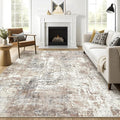 LOONGRUG 8x12 Area Rug Washable Large Neutral Modern Living Room Rugs | by LOONGRUG