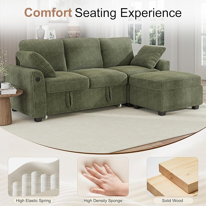 Hanherry 81" Sectional Couch - Image 6