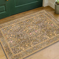Brown Washable Entry Rug by HazoHaus