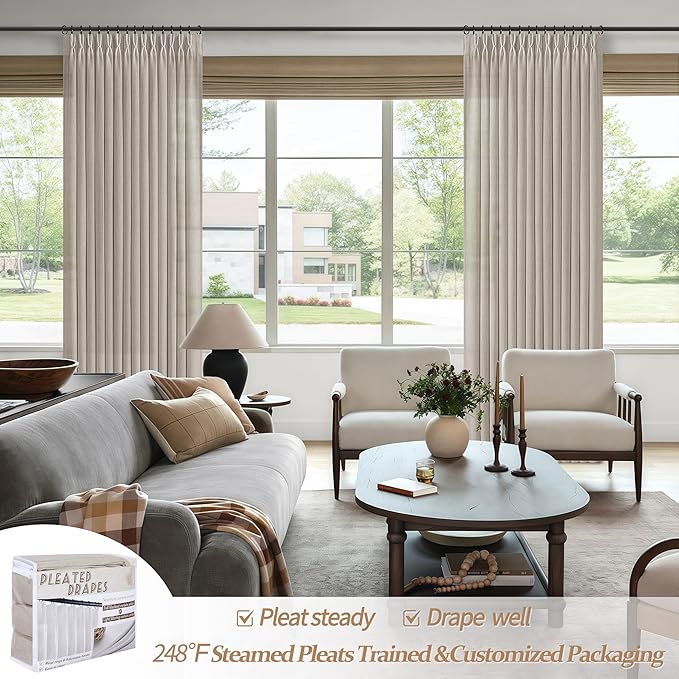 54 Inch Short Greyish Brown Curtains - Image 5