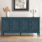 ARTPOWER 61.8" Hollow Carved Wood Accent Cabinet by PowerofArtBetterforLife
