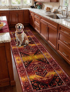 SERISSA 2'6"x8' Washable Non Slip Boho Runner Rug - Image 2