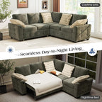 Ihanherry L-Shaped Sectional Sofa Bed - Image 3