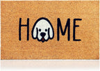 Coir Welcome Mat, Home Dog, 17 x 29 in | 100% Natural Coir, Anti-Shedding by AmaruDoorMats