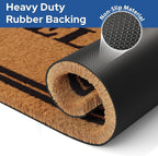 Barnyard Designs Natural Coco Coir Non-Slip Doormat | Heavy-Duty Welcome Mat - Image 8