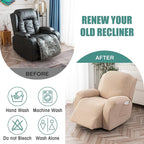 Genina Recliner Chair Cover, Stretch Reclining Chair Covers, Recliner Sofa - Image 5