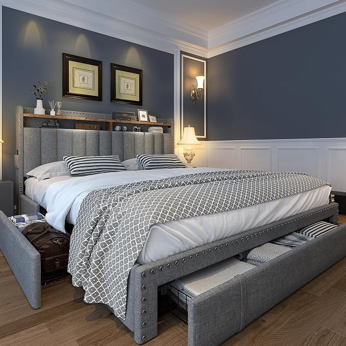 EnHomee Queen Size Bed Frame by EnHomee