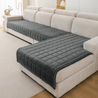 Velvet Couch Covers for Sectional Sofa Washable, Non-Slip L Shaped Sectional - Image 3